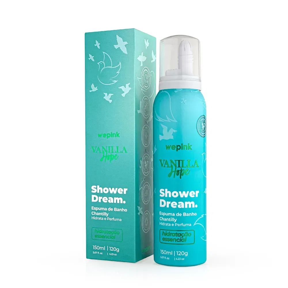 Espuma de Banho Shower Dream Vanilla Hope 150ml- Wepink - foto 1