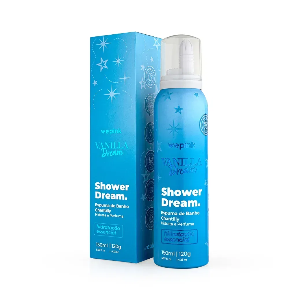 Espuma de Banho Shower Dream Vanilla Dream 150ml- Wepink - foto 1