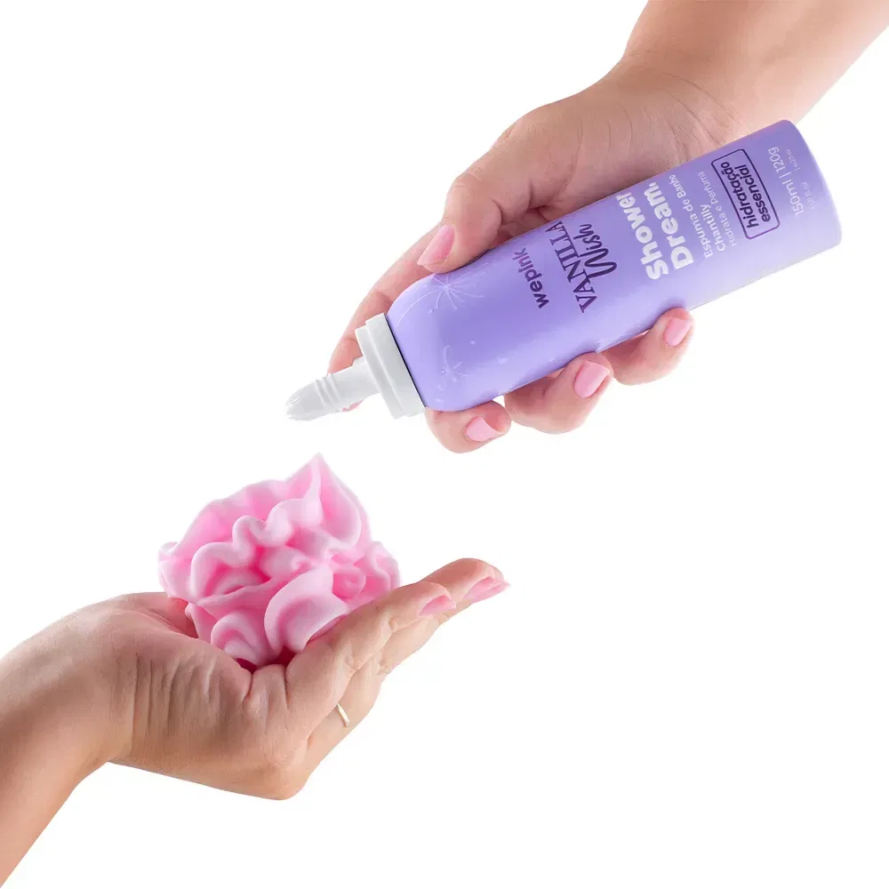 Espuma de Banho Shower Dream Vanilla Wish 150ml - Wepink - foto 2