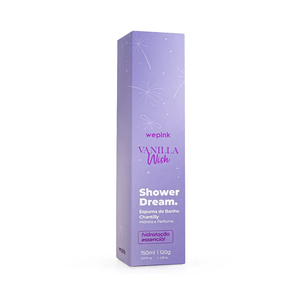 Espuma de Banho Shower Dream Vanilla Wish 150ml - Wepink - foto 5