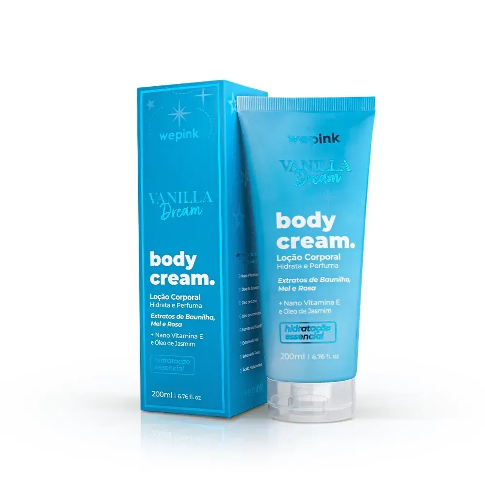 Body Cream Vanilla Dream Desodorante Hidratante 200ml - Wepink - foto 1