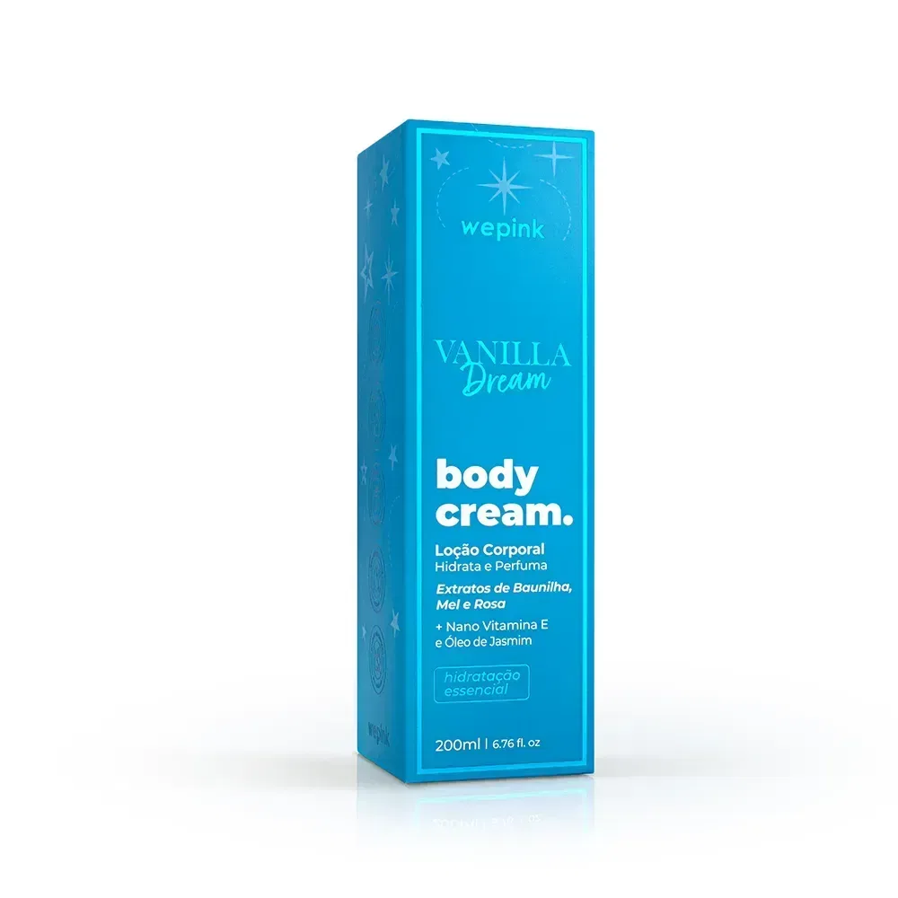 Body Cream Vanilla Dream Desodorante Hidratante 200ml - Wepink - foto 5