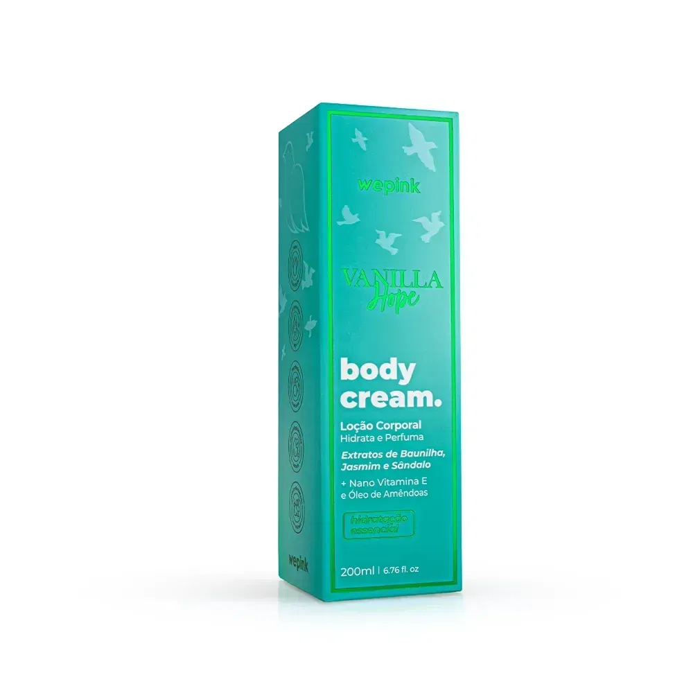 Body Cream Vanilla Hope Desodorante Hidratante 200ml - Wepink - foto 5