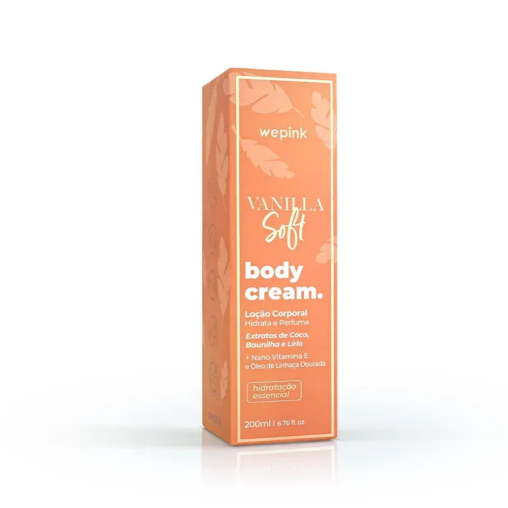 Body Cream Vanilla Soft Desodorante Hidratante 200ml - Wepink - foto 5
