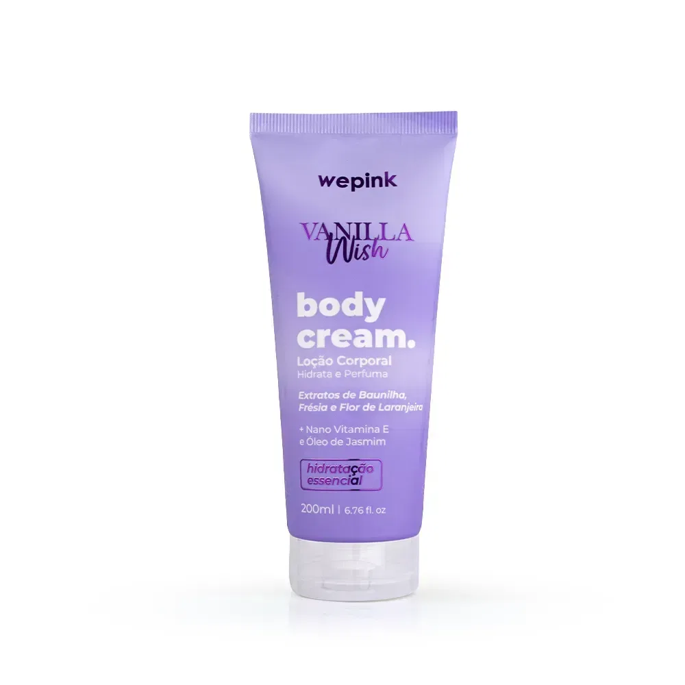Body Cream Vanilla Wish Desodorante Hidratante 200ml - Wepink - foto 4