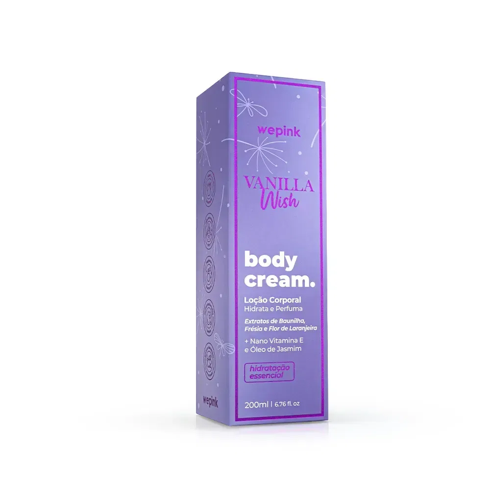 Body Cream Vanilla Wish Desodorante Hidratante 200ml - Wepink - foto 5