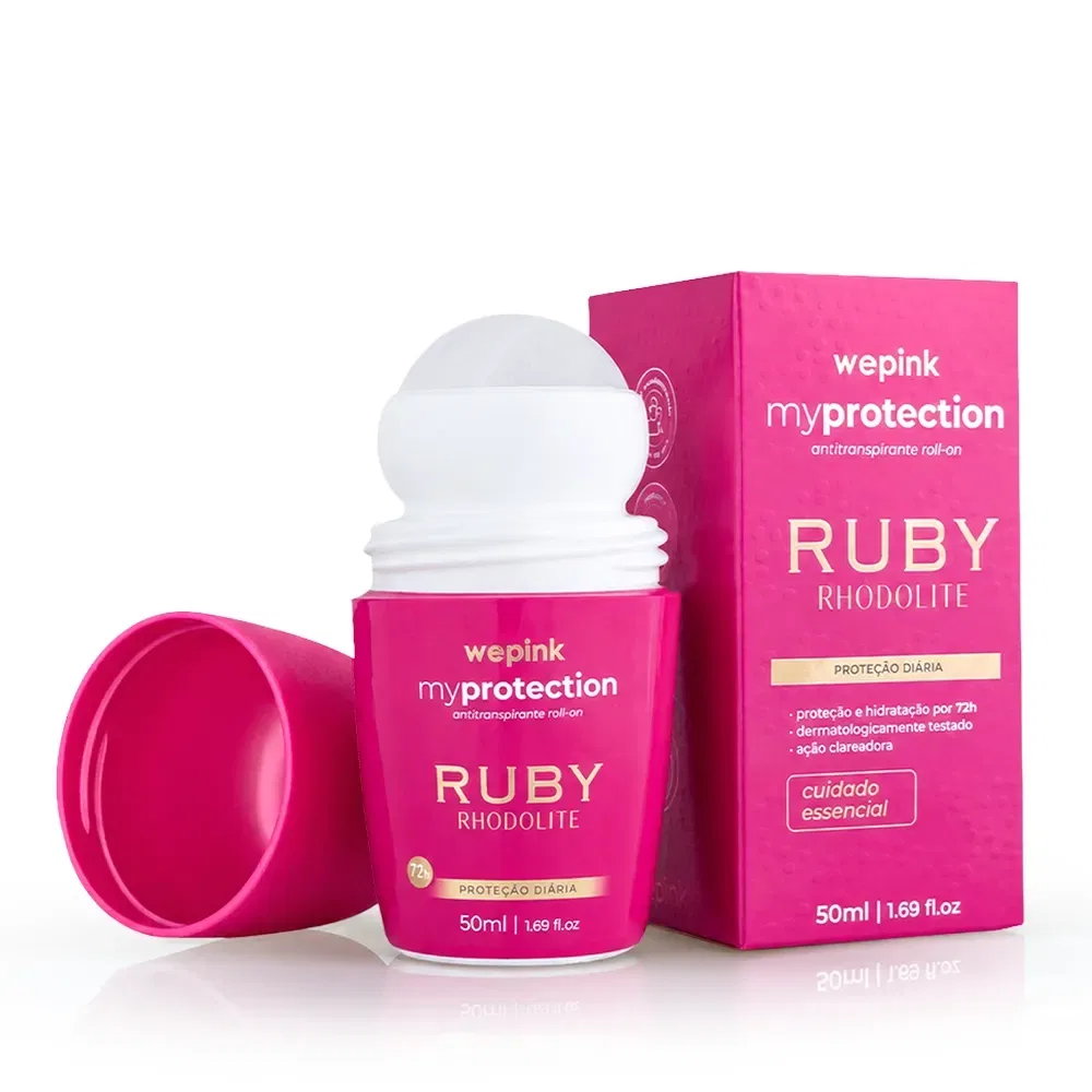 Desodorante Antitranspirante Roll-on MyProtection Ruby Rhodolite 50ml - Wepink - foto 2