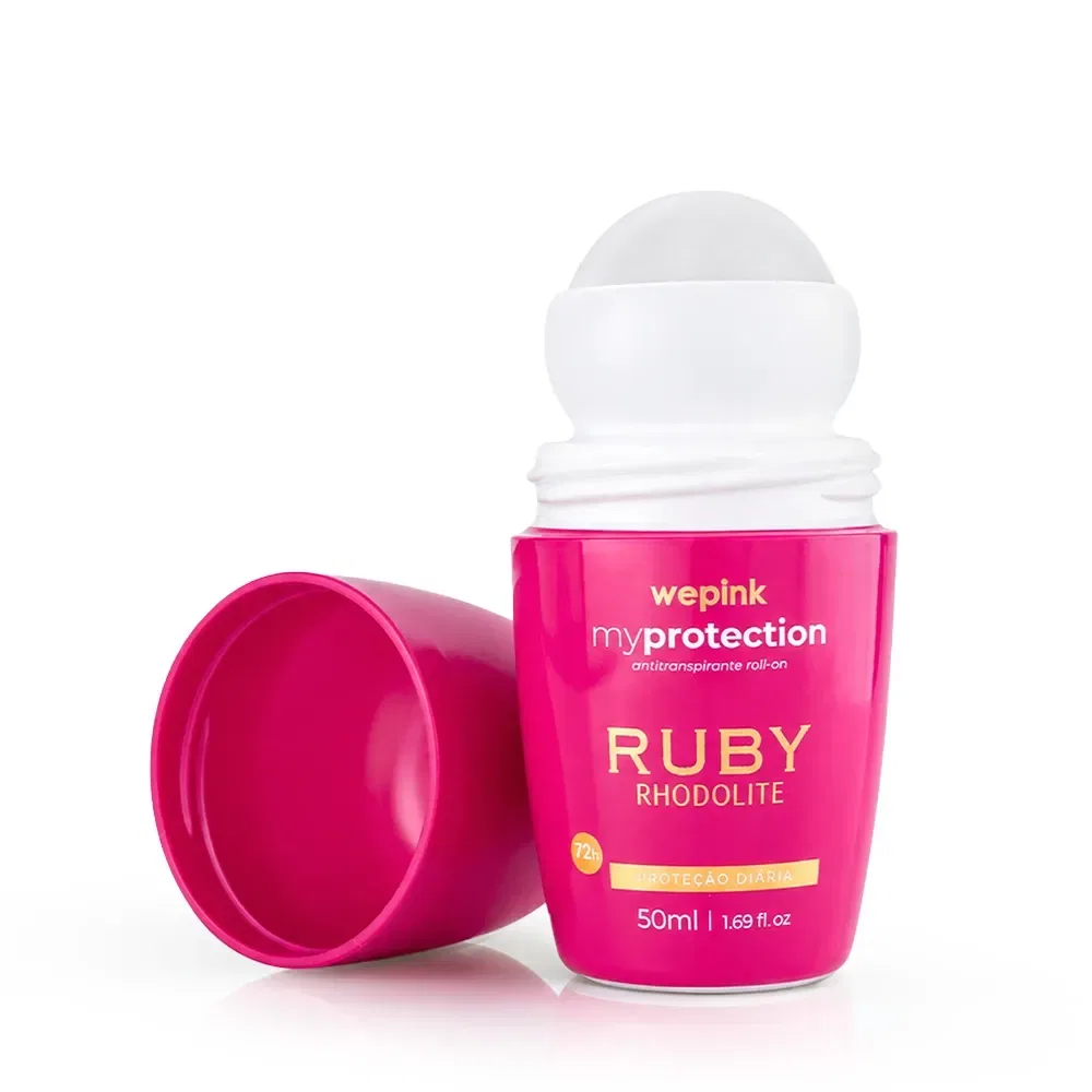 Desodorante Antitranspirante Roll-on MyProtection Ruby Rhodolite 50ml - Wepink - foto 3