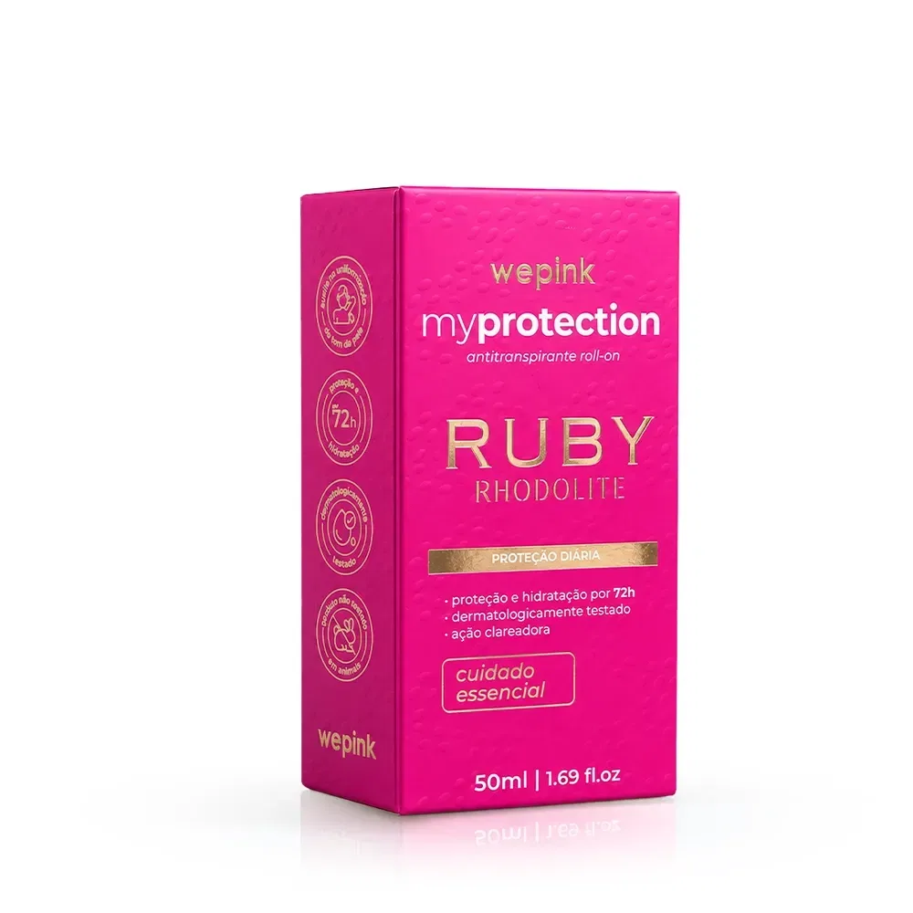 Desodorante Antitranspirante Roll-on MyProtection Ruby Rhodolite 50ml - Wepink - foto 5