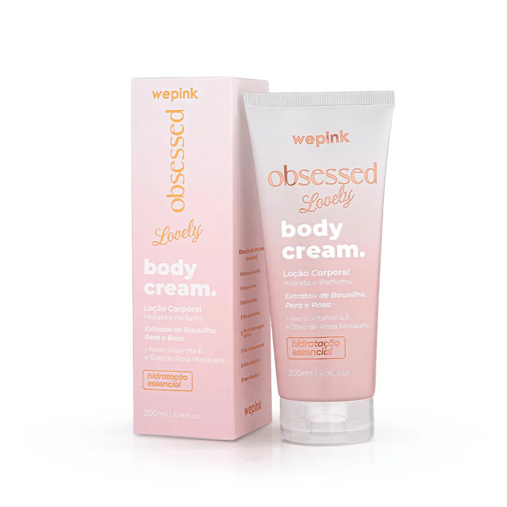 Body Cream Obsessed Lovely Desodorante Hidratante 200ml - Wepink - foto 1