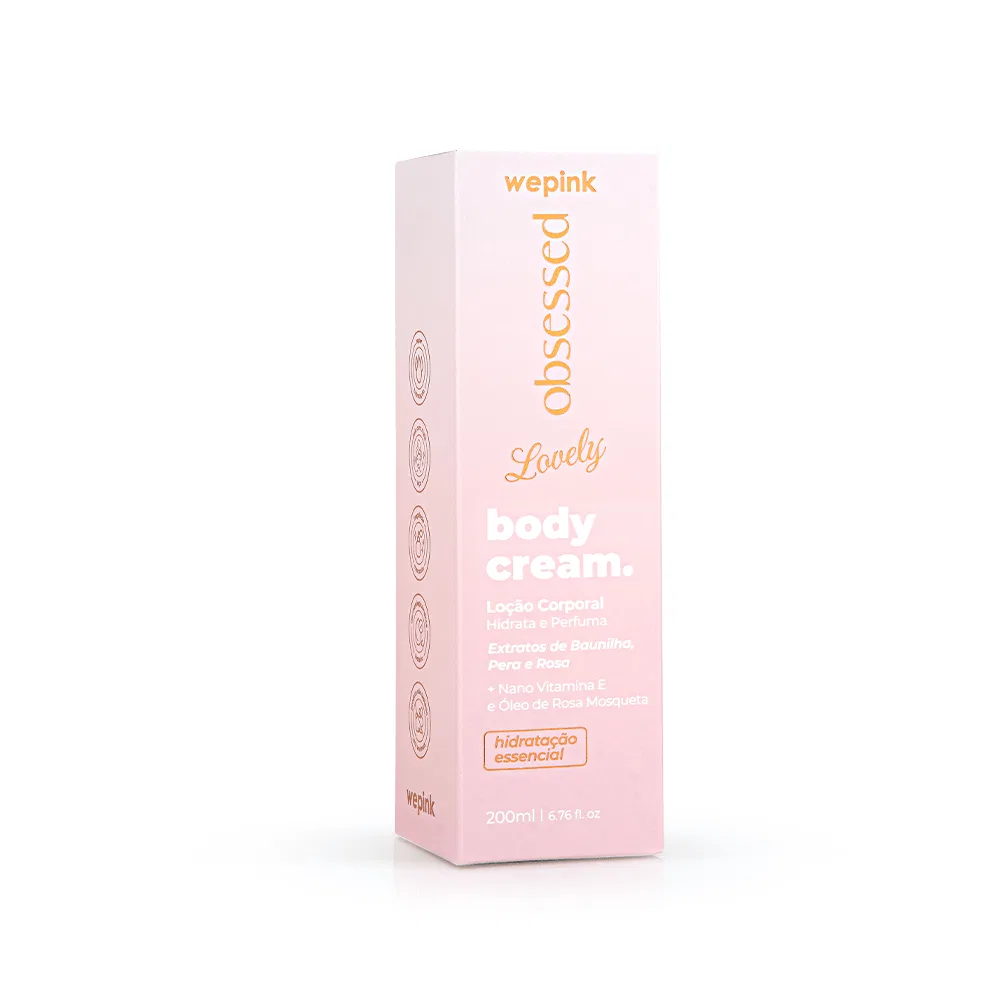 Body Cream Obsessed Lovely Desodorante Hidratante 200ml - Wepink - foto 5
