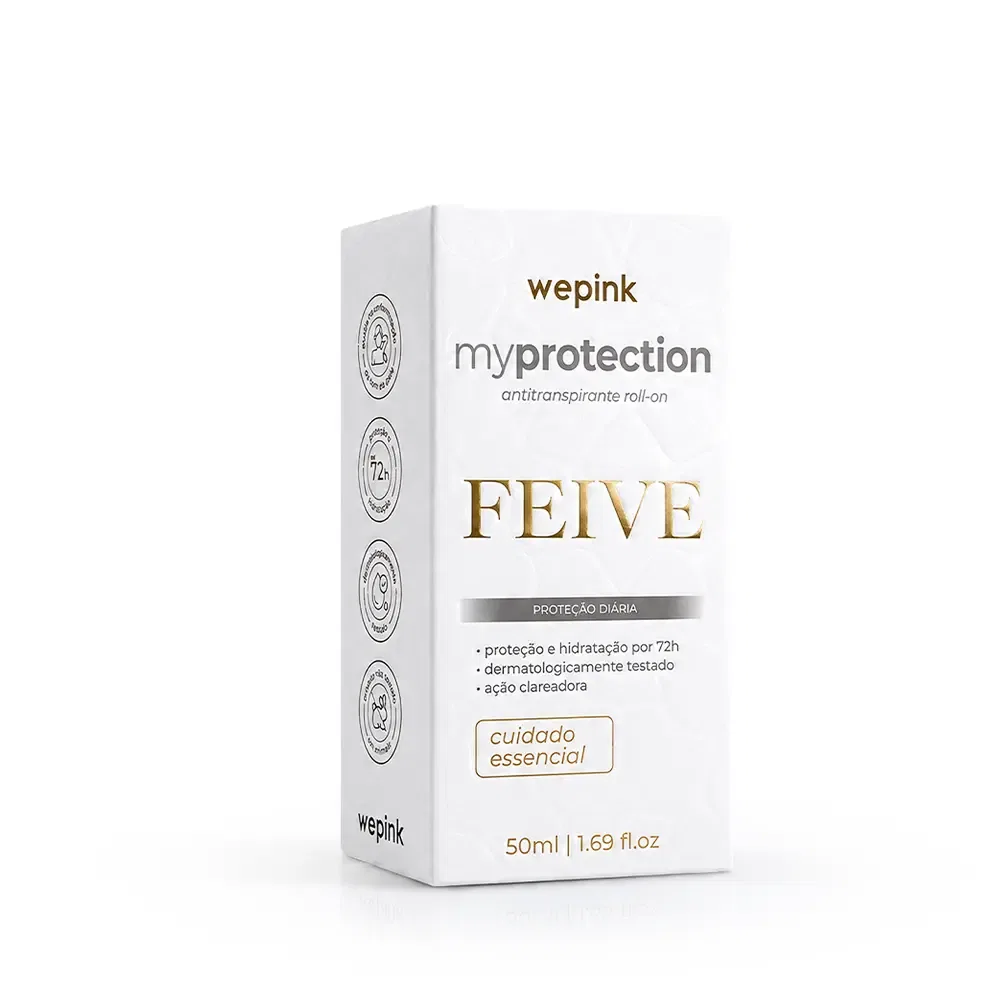 Desodorante Antitranspirante Roll-on MyProtection Feive 50ml - Wepink - foto 5