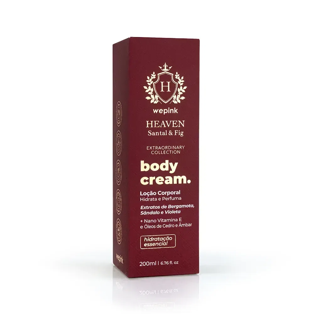 Body Cream Heaven Santal & Fig Desodorante Hidratante 200ml - Wepink - foto 5