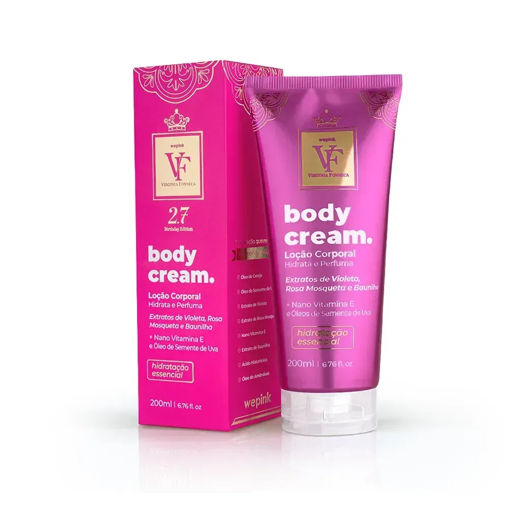 Body Cream VF 2.7 Desodorante Hidratante 200ml - Wepink - foto 1