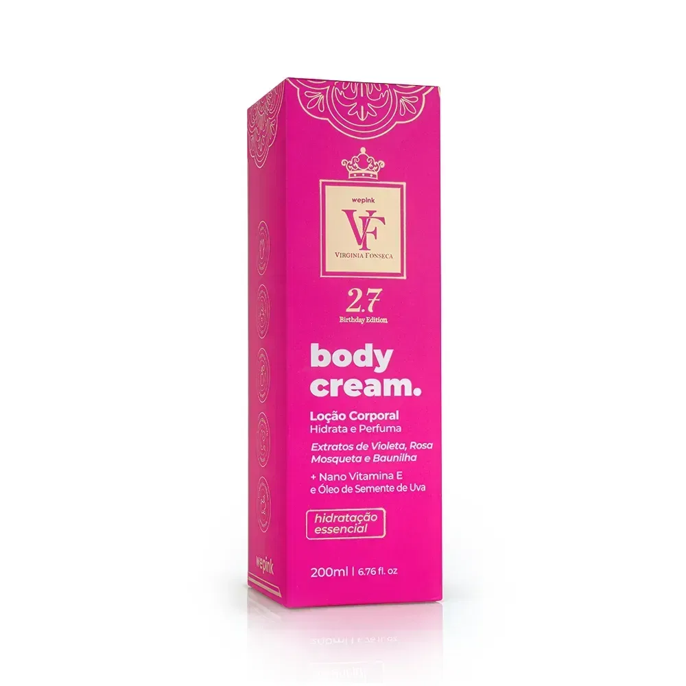 Body Cream VF 2.7 Desodorante Hidratante 200ml - Wepink - foto 5