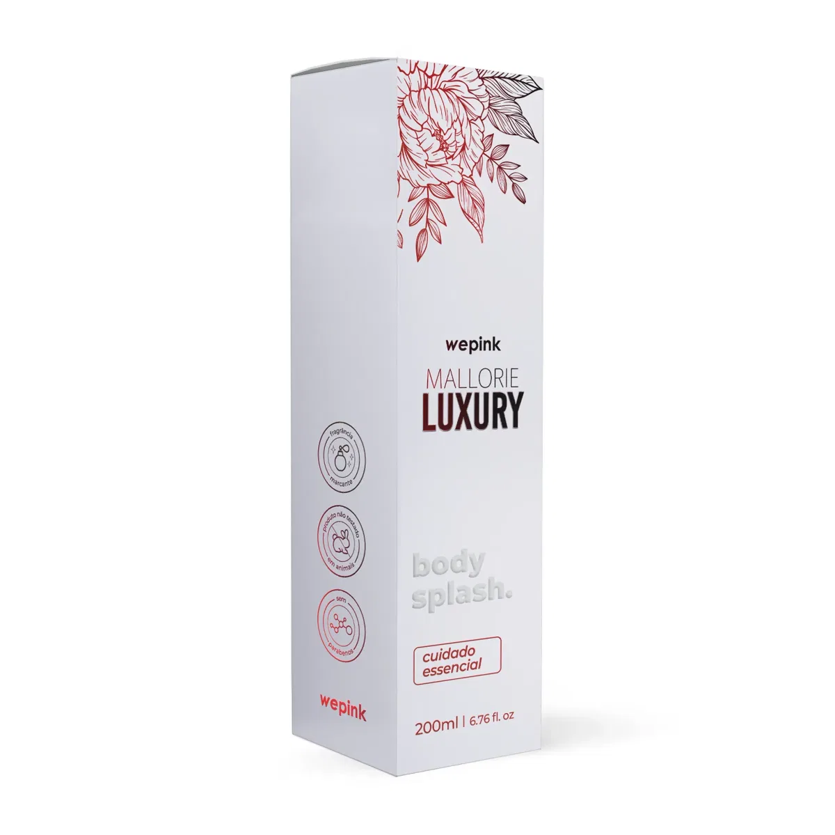 Body Splash Mallorie Luxury Desodorante Colônia 200ml - Wepink - foto 4