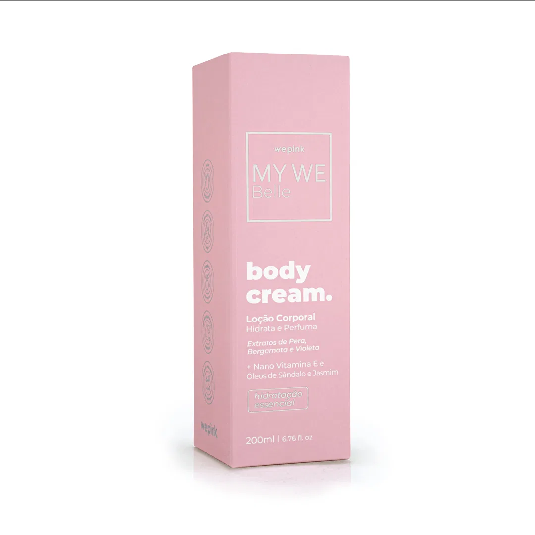 Body Cream My We Belle Desodorante Hidratante 200ml - Wepink - foto 5