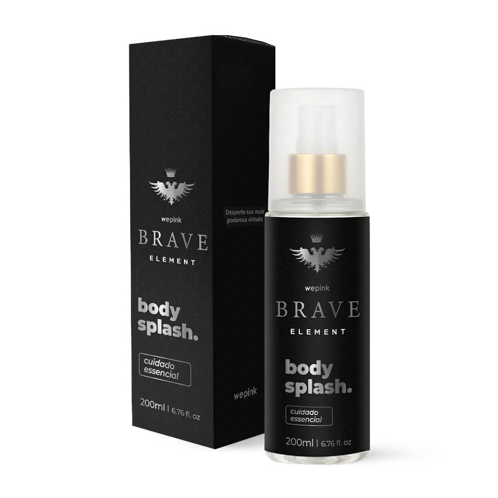 Body Splash Brave Element Desodorante Colônia 200ml - Wepink - foto 1