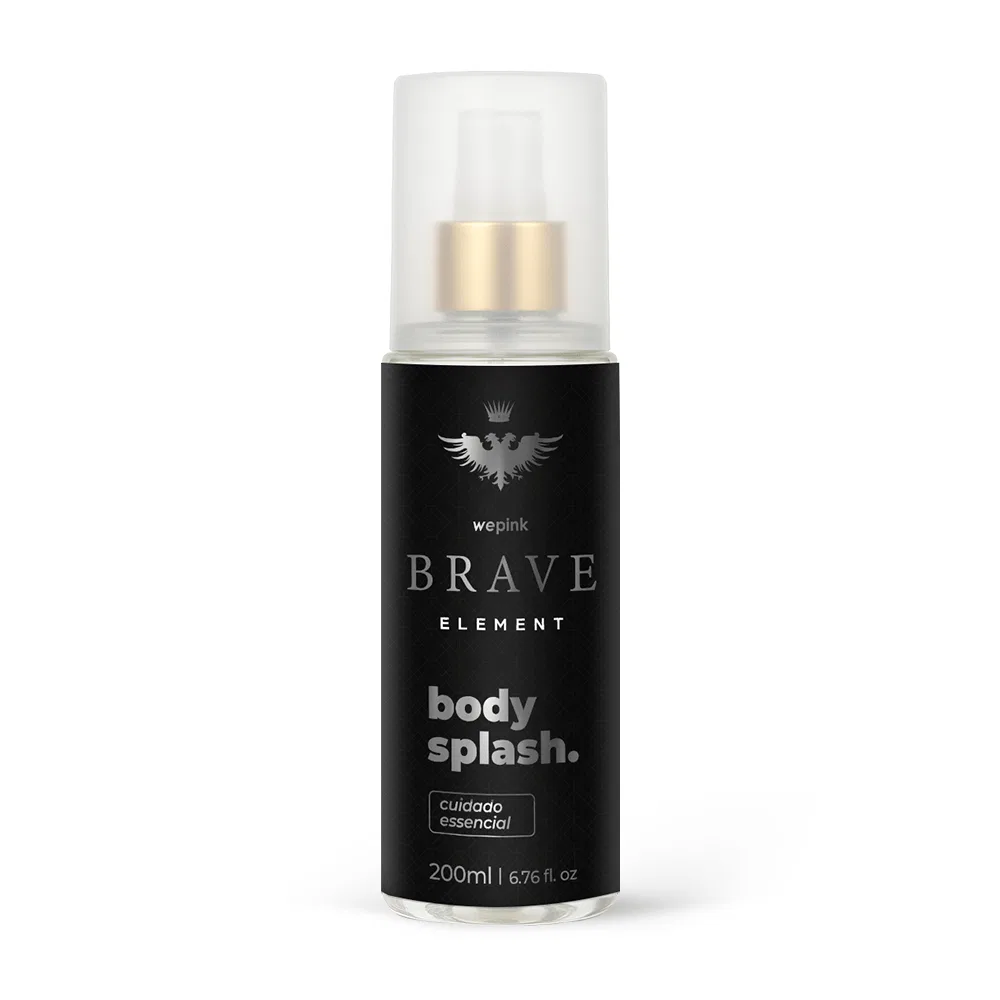 Body Splash Brave Element Desodorante Colônia 200ml - Wepink - foto 3