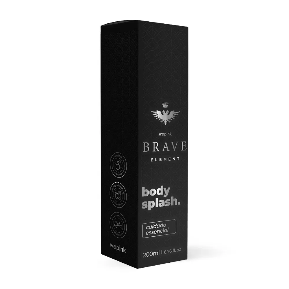 Body Splash Brave Element Desodorante Colônia 200ml - Wepink - foto 4