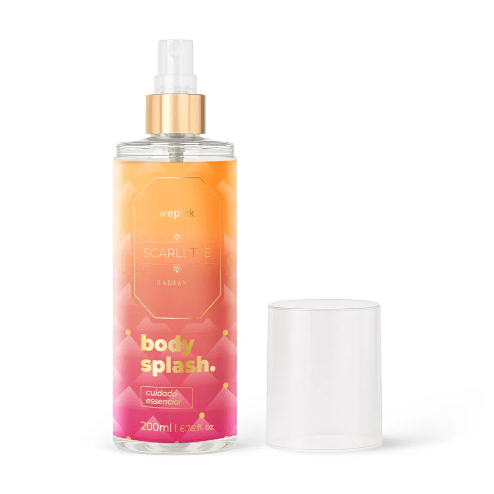 Body Splash Scarlette Radiance Desodorante Colônia 200ml - Wepink - foto 2