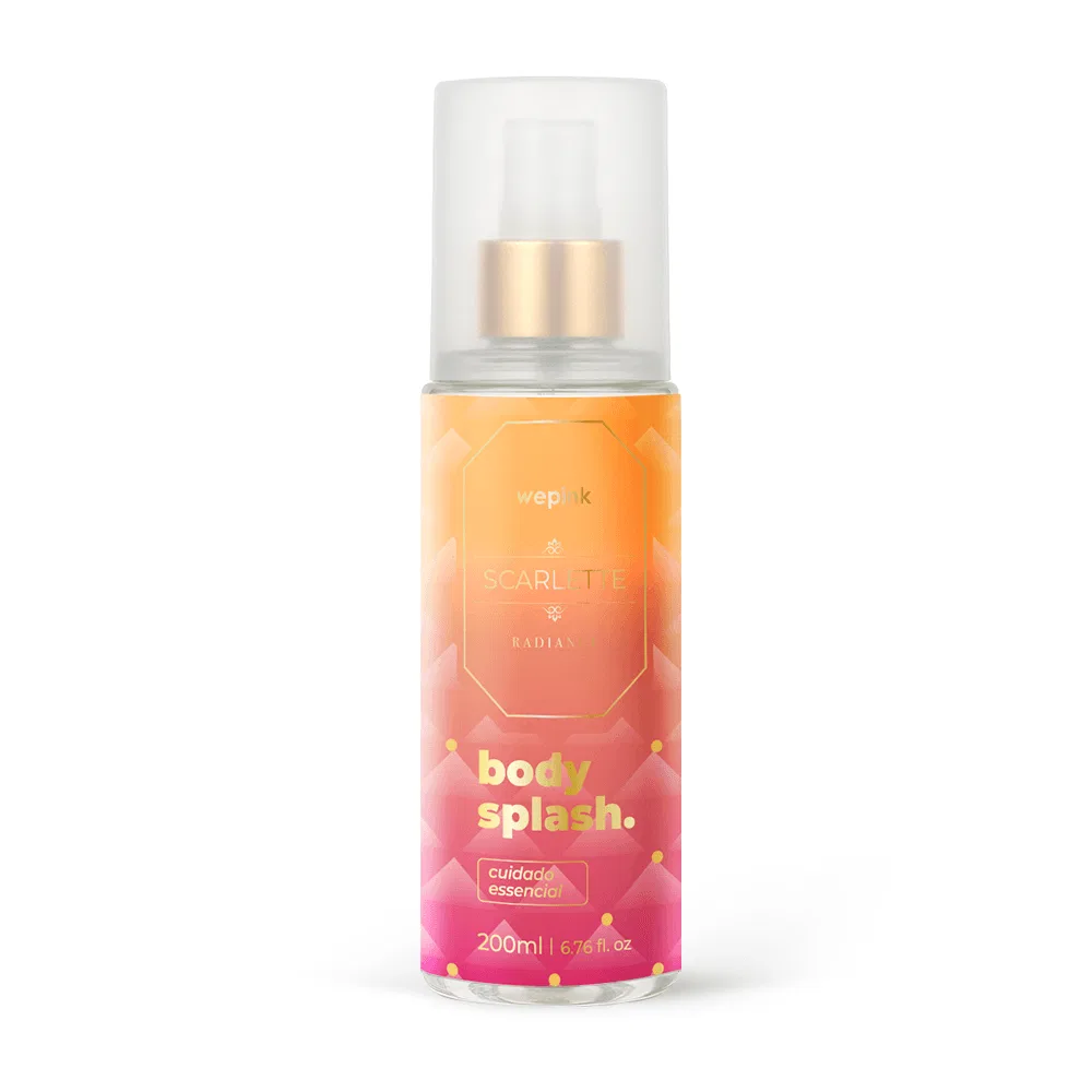 Body Splash Scarlette Radiance Desodorante Colônia 200ml - Wepink - foto 3