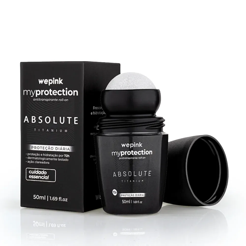 Desodorante Antitranspirante Roll-on MyProtection Absolute Titanium 50ml - Wepink - foto 2