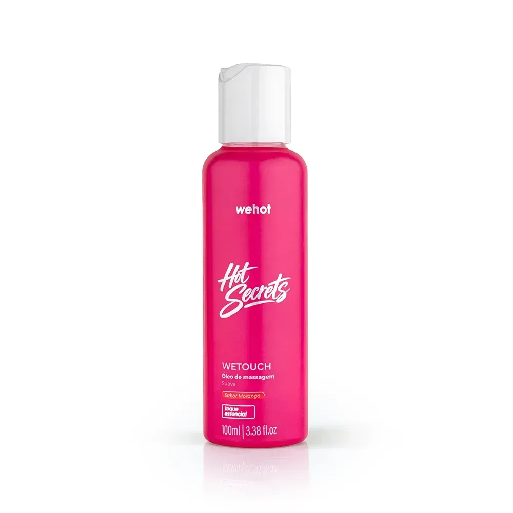 Óleo de Massagem Corporal Morango 100ml - Wepink Wehot - foto 2