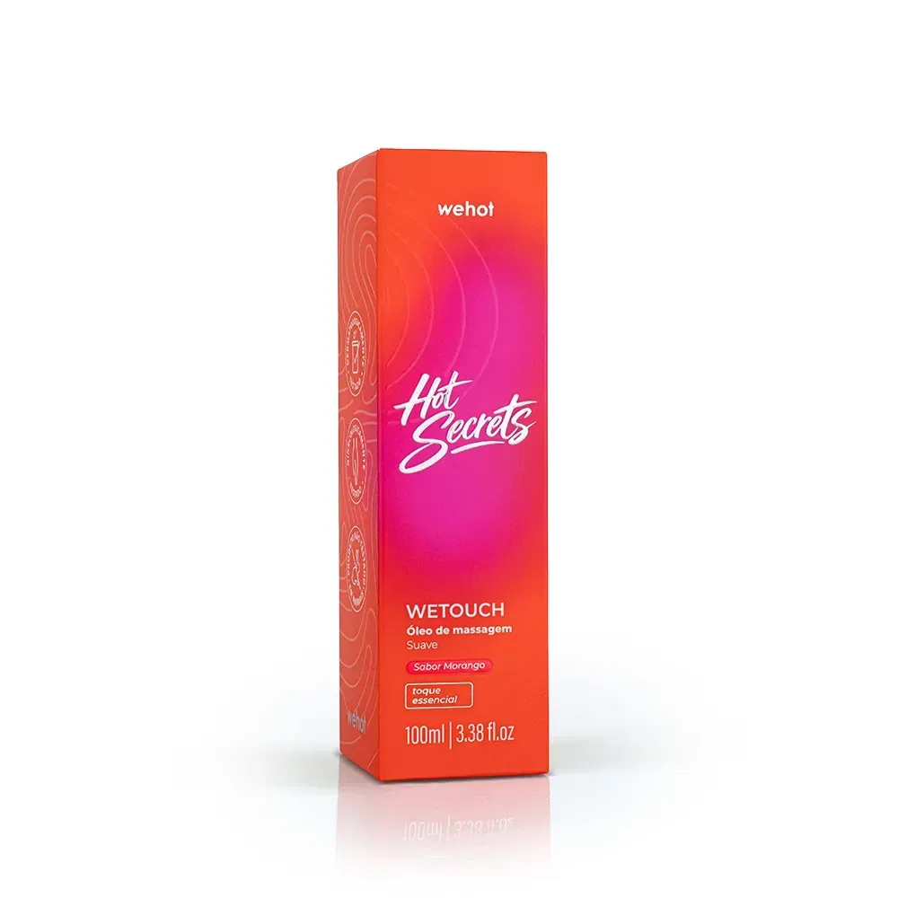 Óleo de Massagem Corporal Morango 100ml - Wepink Wehot - foto 5