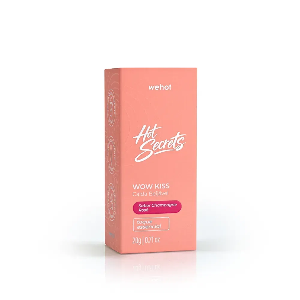 Calda Beijável Champagne Rosé 20g - Wepink Wehot - foto 5