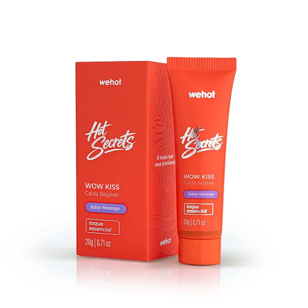 Calda Beijável Morango 20g - Wepink Wehot - foto 1