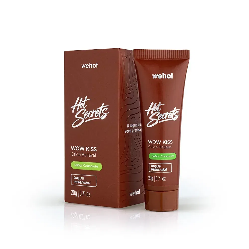 Calda Beijável Chocolate 20g - Wepink Wehot - foto 1