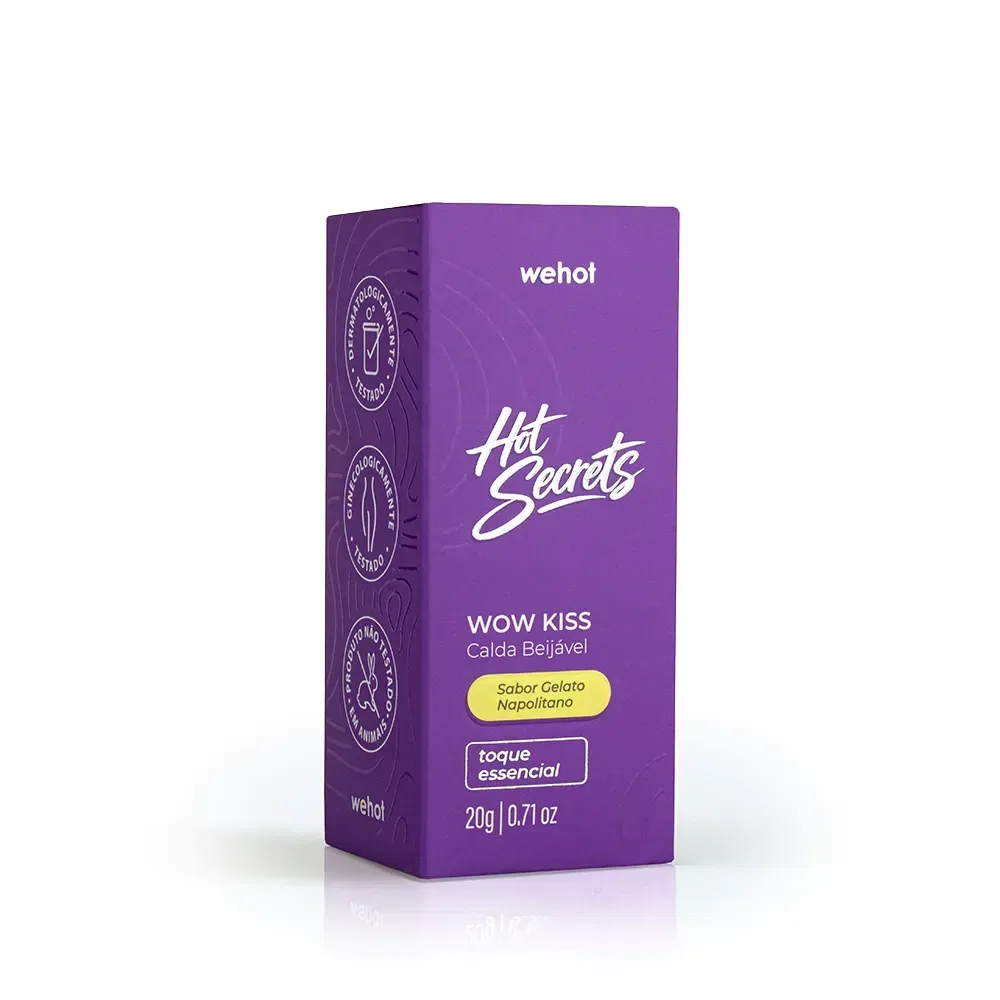 Calda Beijável Gelato Napolitano 20g - Wepink Wehot - foto 5