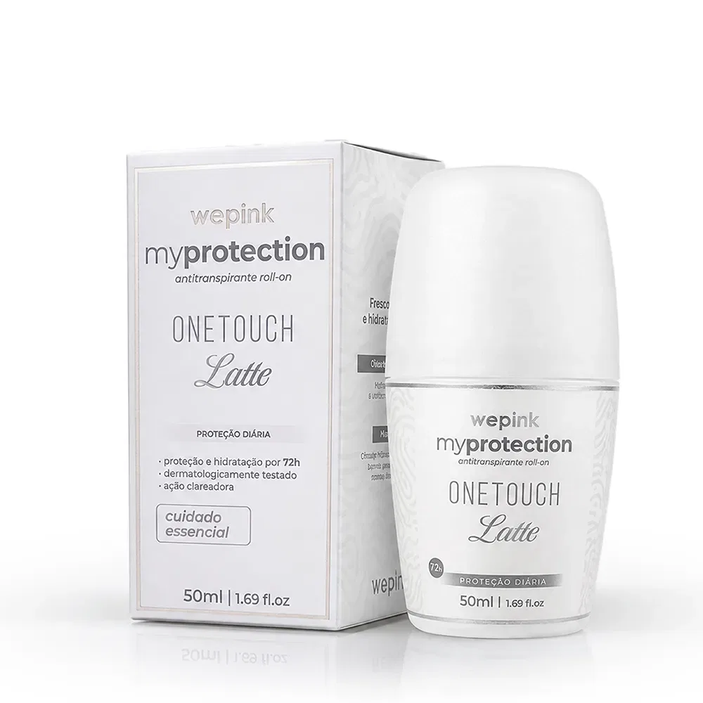Desodorante Antitranspirante Roll-on MyProtection One Touch Latte 50ml - Wepink - foto 1