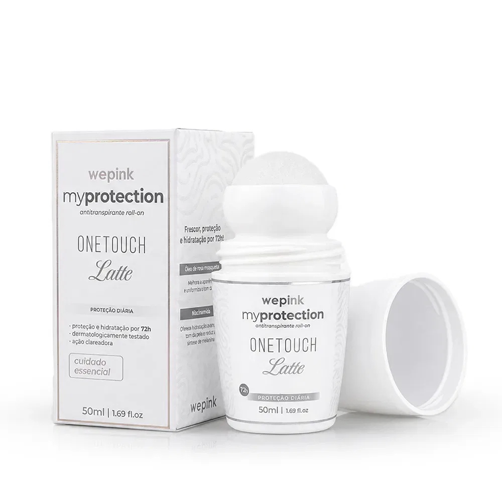 Desodorante Antitranspirante Roll-on MyProtection One Touch Latte 50ml - Wepink - foto 2