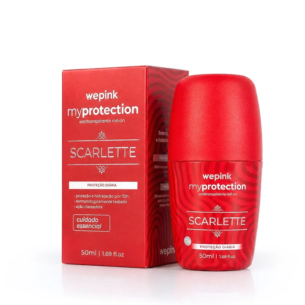 Desodorante Antitranspirante Roll-on MyProtection Scarlette 50ml - Wepink - foto 1