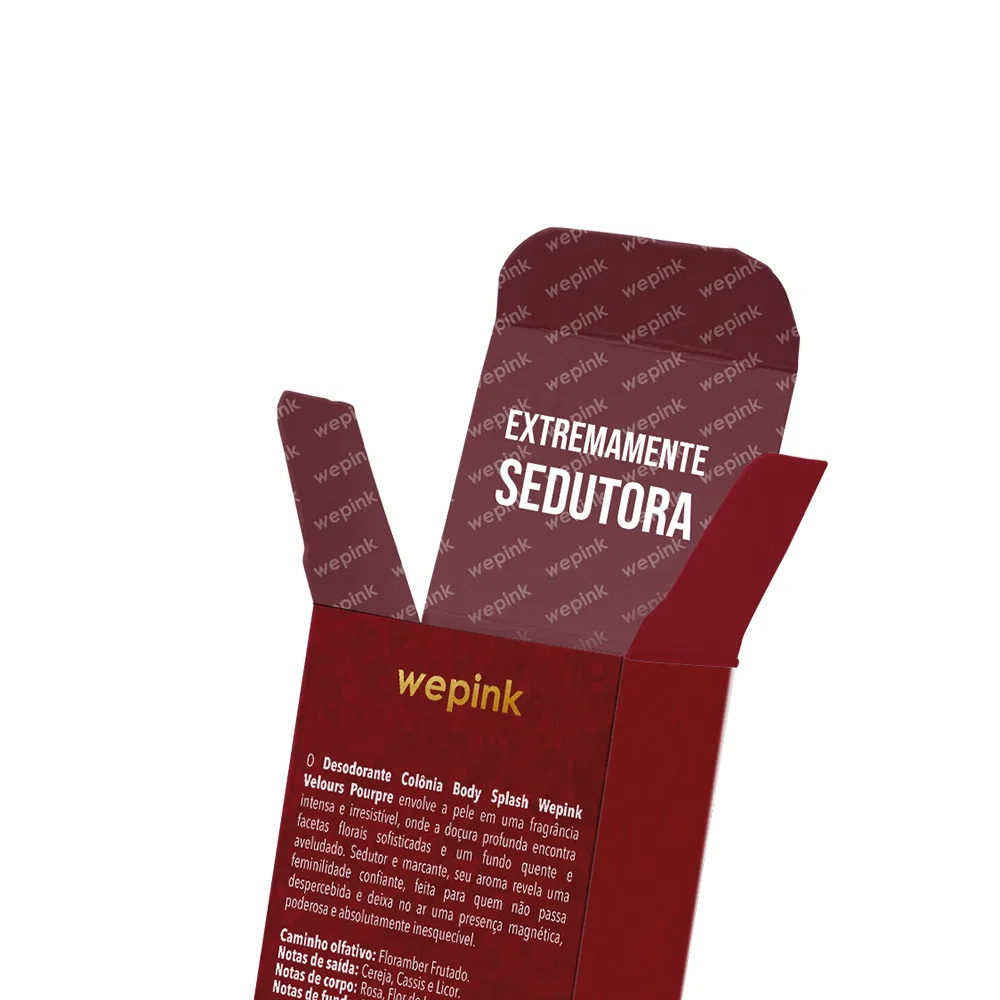 Body Splash Velours Pourpre Desodorante Colônia 200ml - Wepink - foto 5