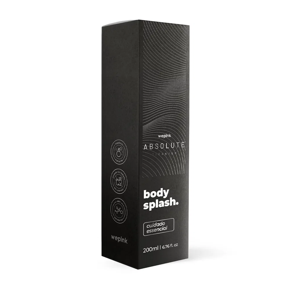 Body Splash Absolute Titanium Desodorante Colônia 200ml - Wepink - foto 4