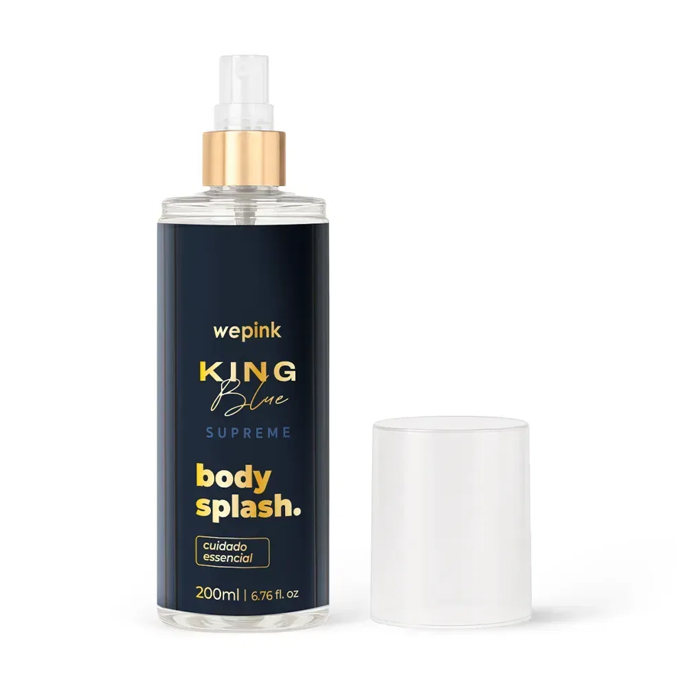 Body Splash King Blue Supreme Desodorante Colônia 200ml - Wepink - foto 2