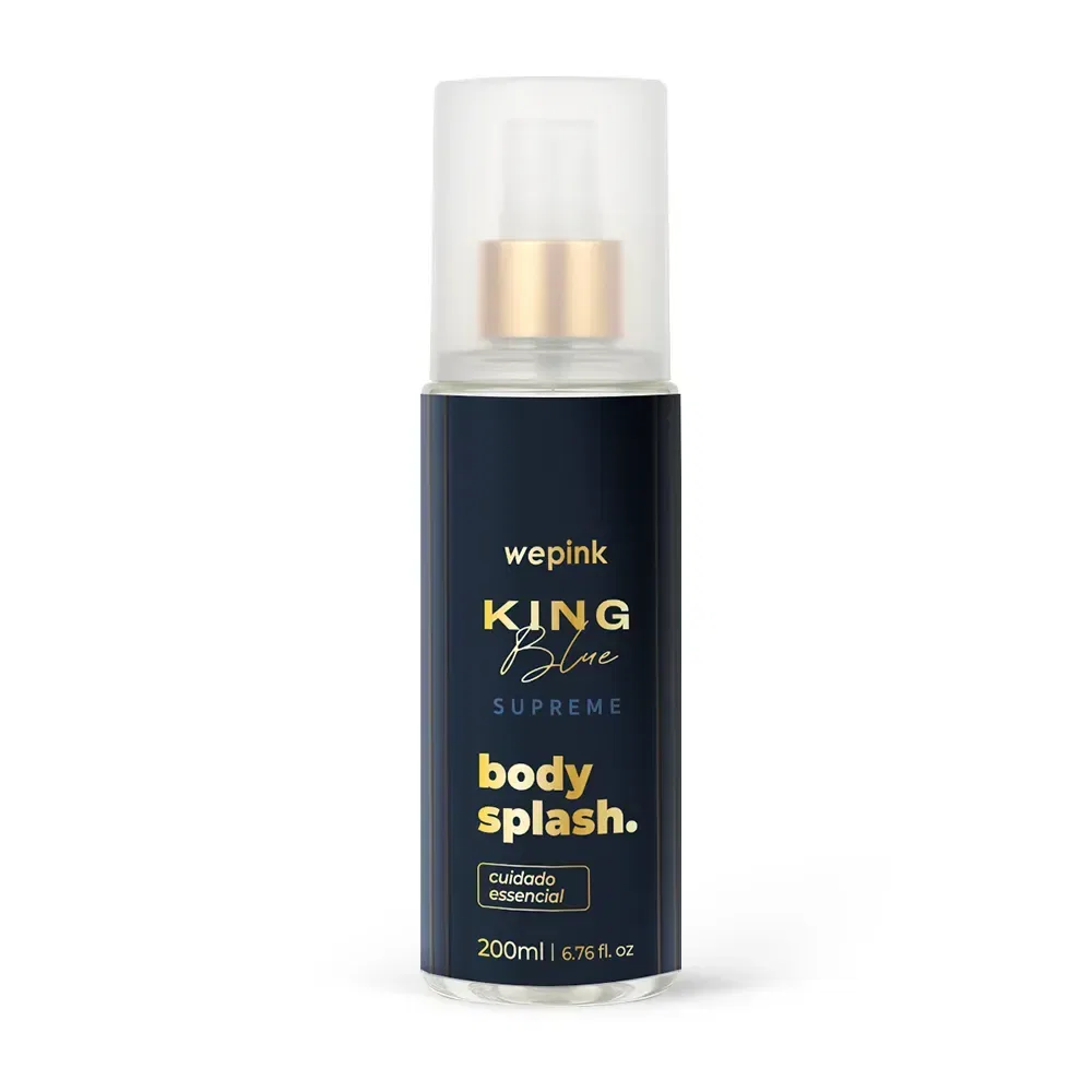 Body Splash King Blue Supreme Desodorante Colônia 200ml - Wepink - foto 3