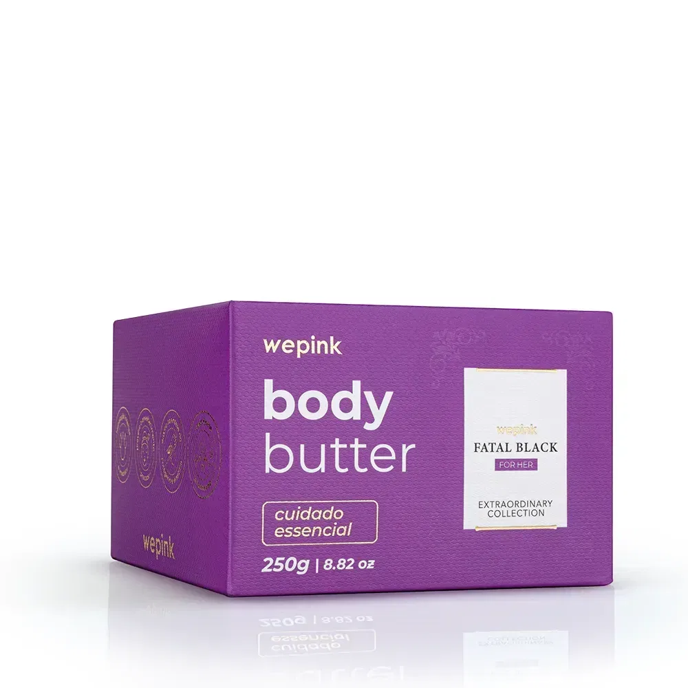 Body Butter Fatal Black For Her Manteiga Corporal 250g - Wepink - foto 5