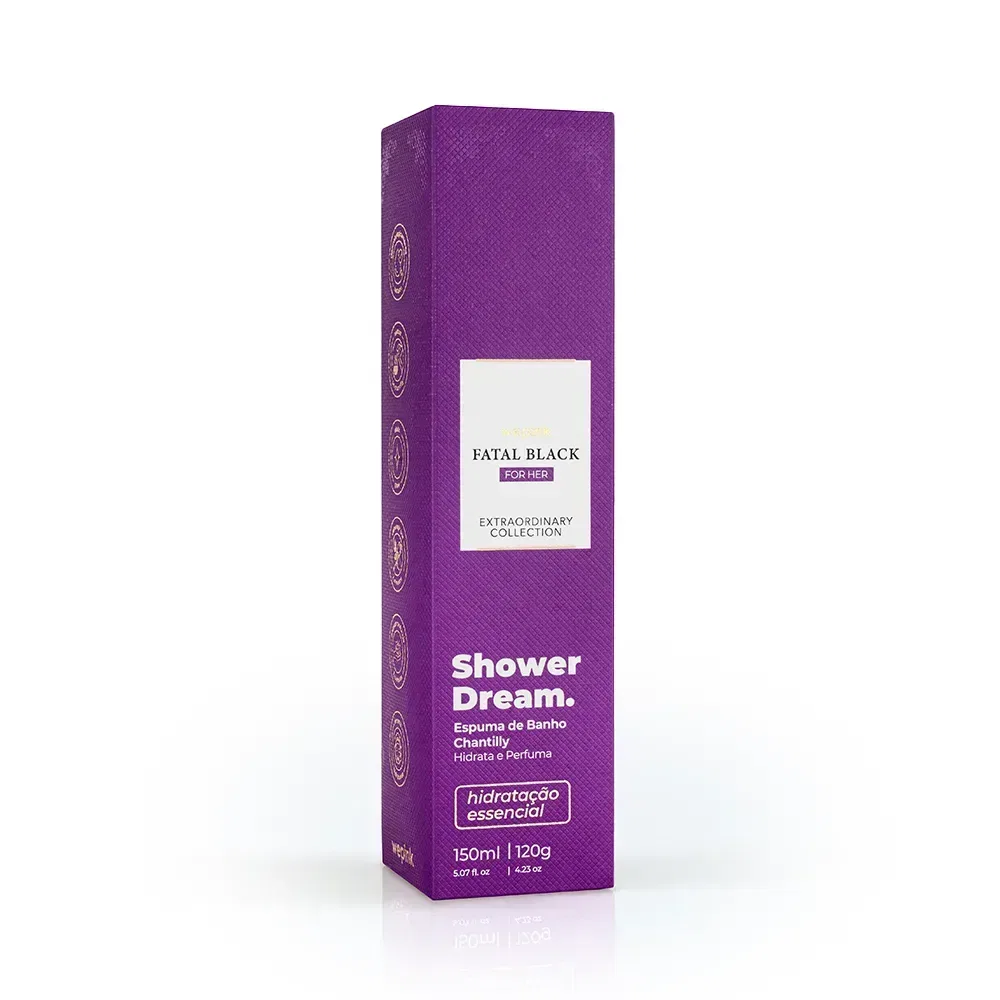 Espuma de Banho Shower Dream Fatal Black For Her 150ml - Wepink - foto 5