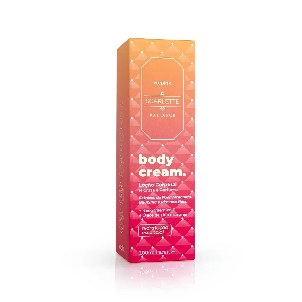 Body Cream Scarlette Radiance Desodorante Hidratante 200ml - Wepink - foto 6