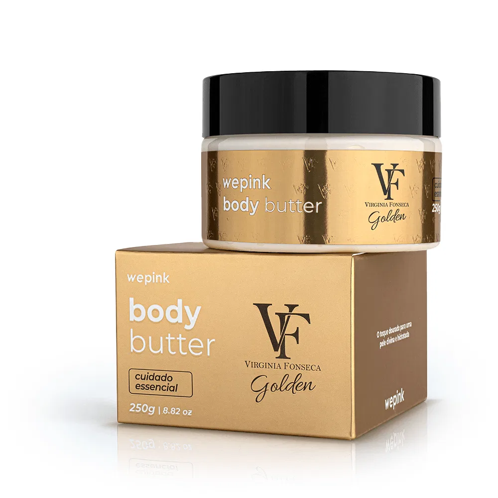 Body Butter VF Golden Manteiga Corporal 250g - Wepink - foto 1