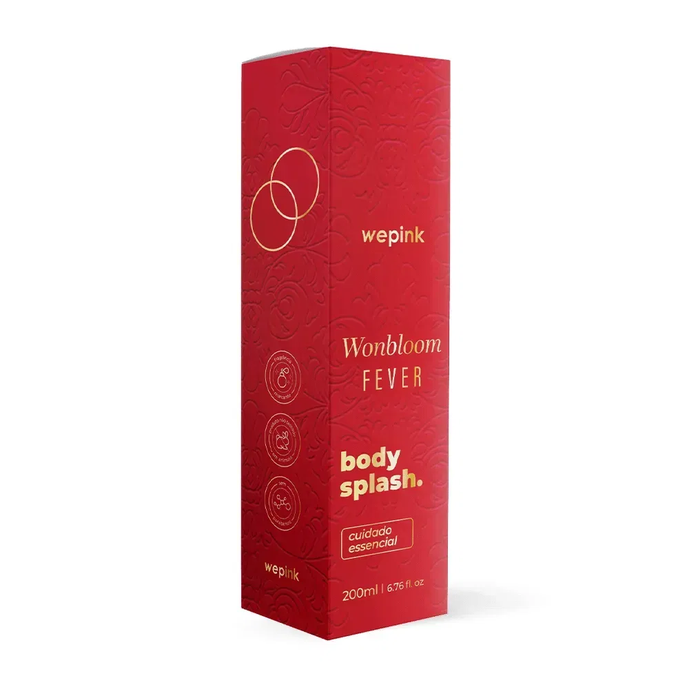 Body Splash Wonbloom Fever Desodorante Colônia 200ml - Wepink - foto 4