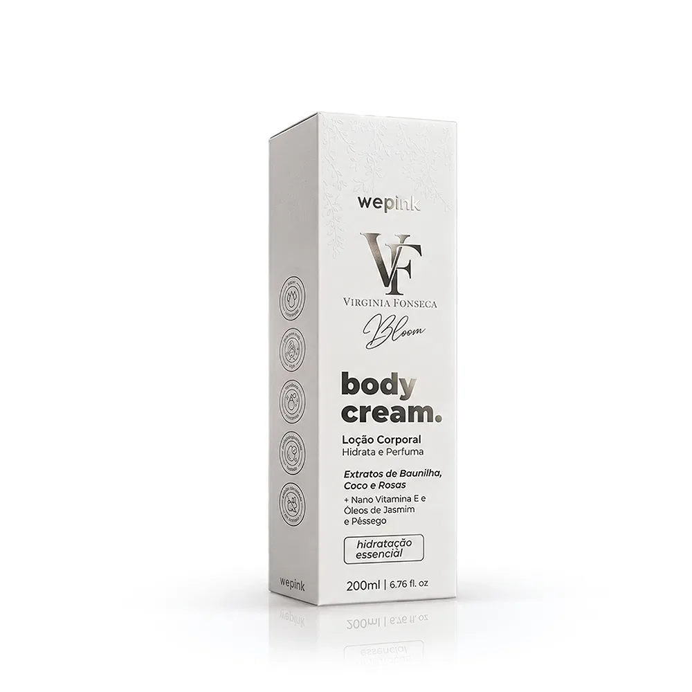 Body Cream VF Bloom Desodorante Hidratante 200ml - Wepink - foto 6