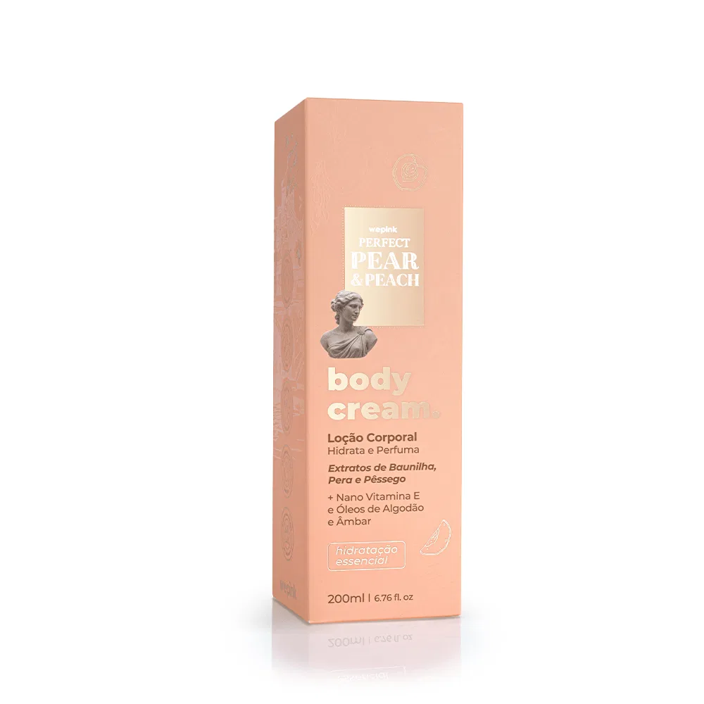 Body Cream Perfect Pear & Peach Desodorante Hidratante 200ml - Wepink - foto 6
